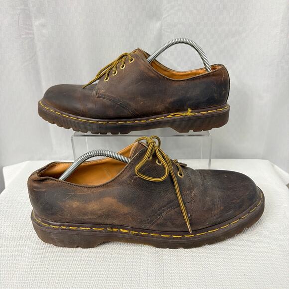 Dr Martens Shoes Mens Size 13 US Brown Leather Oxford Made in England Vintage main image 6